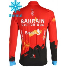 Radtrikot 2021 Team Bahrain Victorious Winter Thermal Fleece N001